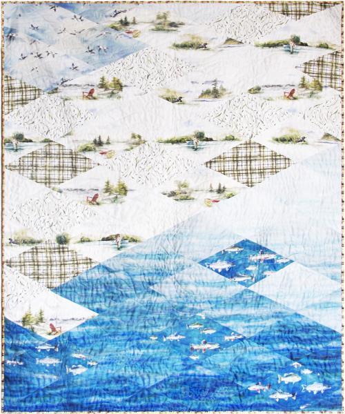 Fly Fishing 3 Yard Quilt Kit - Last Chance!