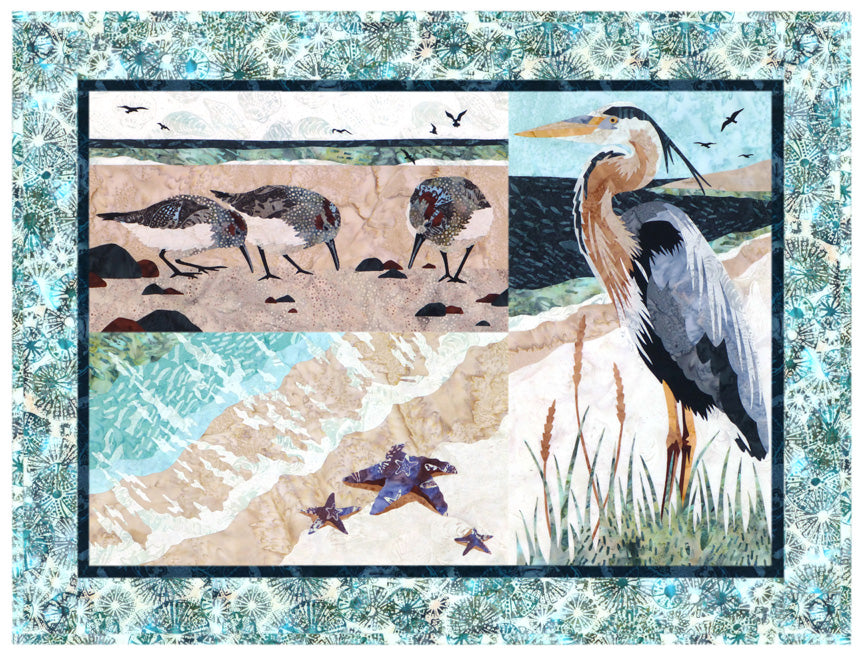 Wildfire Designs Alaska Along the Shores Combined Applique Pattern Quilt