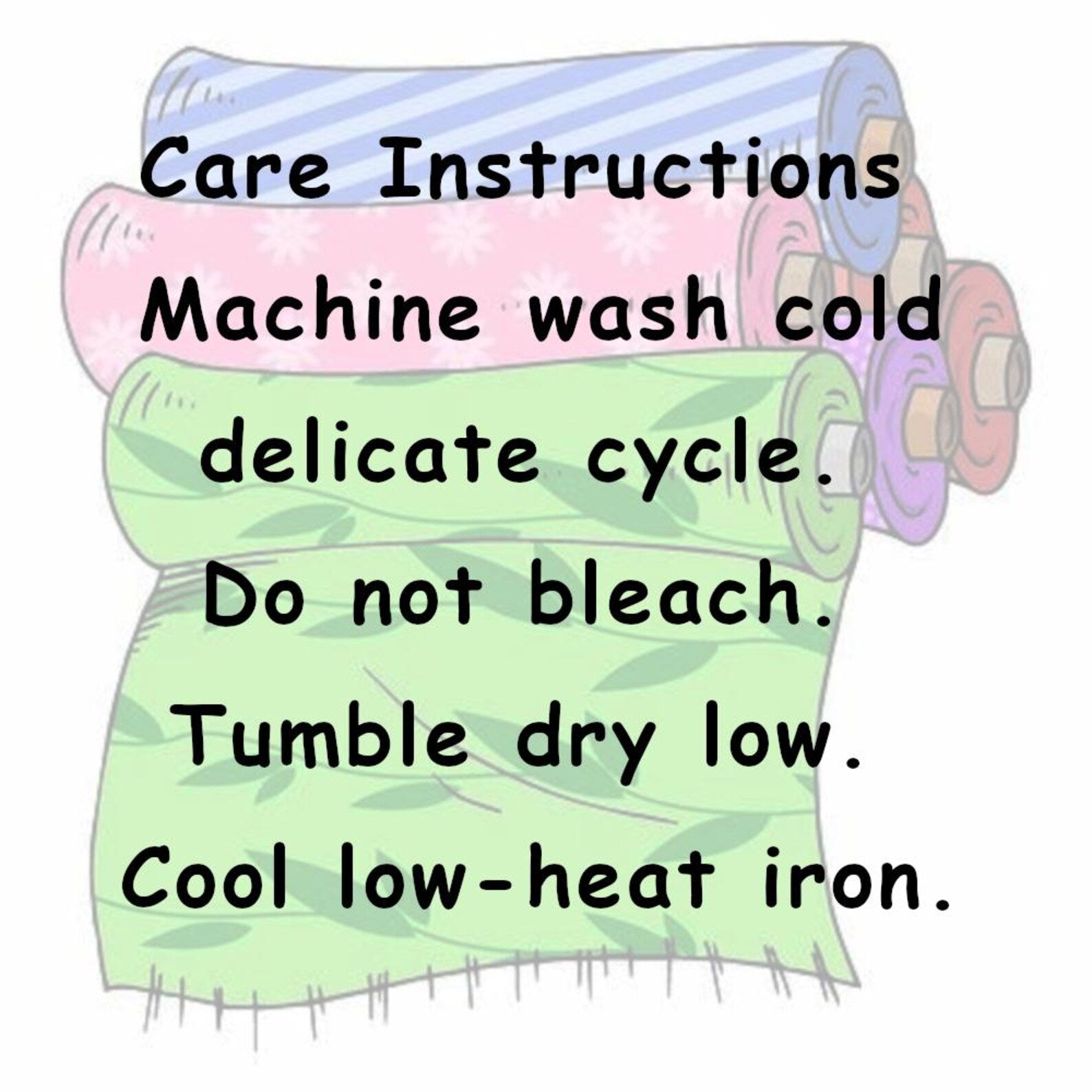 Fabric Care Instructions