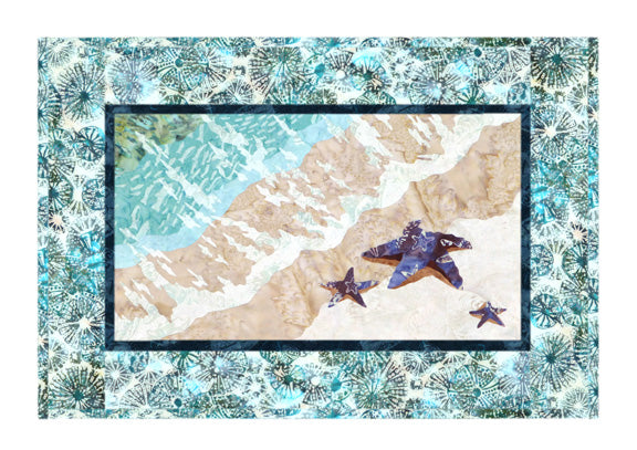 Wildfire Designs Alaska Along the Shores Starfish Applique Quilt Pattern