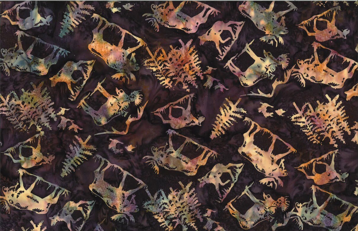 Hoffman Fabrics Marsala Moose Batik Fabric S2341-423-Marsala
