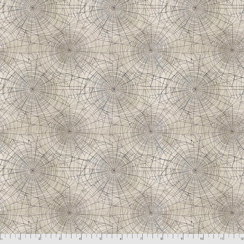 Tim Holtz Foundations Neutral Cobwebs Cotton Fabric by Free Spirit PWTH150.Neutral