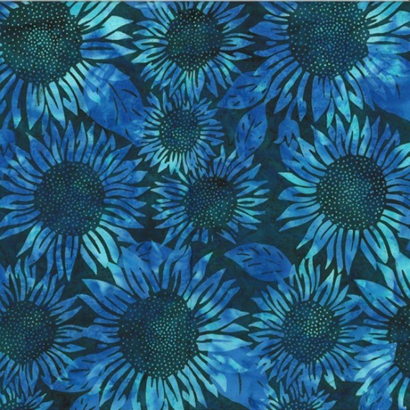 Hoffman Fabrics Riveria Sunflower Batik Fabric V2546-559-Riveria