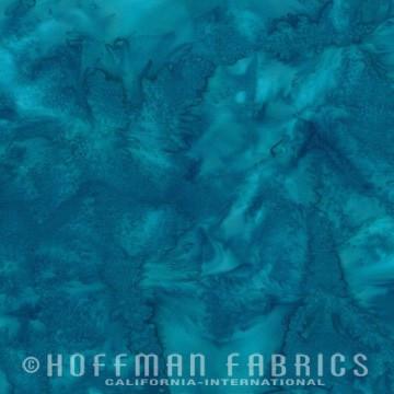 Hoffman Fabrics Watercolors Wade Blue Batik Fat Quarter 1895-341-Wade
