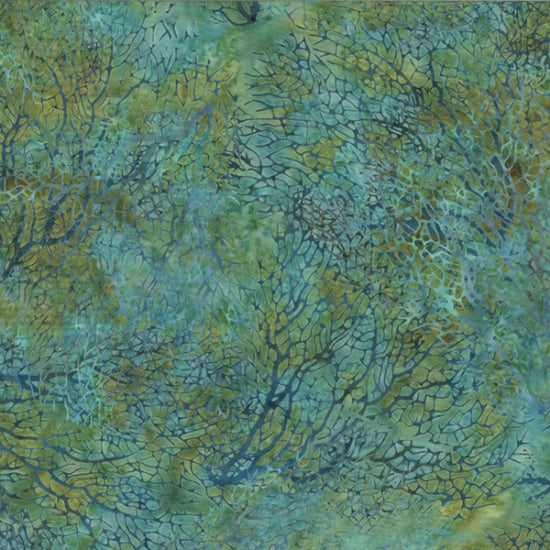 Hoffman Fabrics River Run Reef Coral Batik Fabric R2290-507-Reef