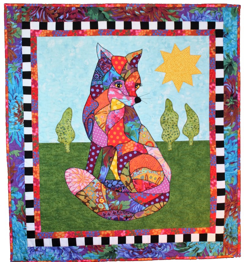 BJ Designs & Patterns Foxy Fox Applique Quilt Pattern